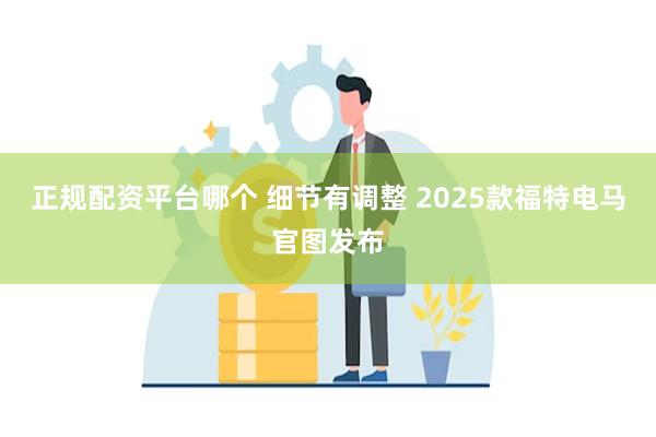 正规配资平台哪个 细节有调整 2025款福特电马官图发布