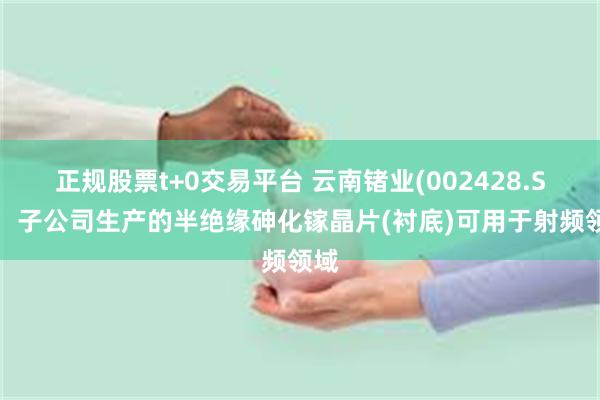 正规股票t+0交易平台 云南锗业(002428.SZ)：子公司生产的半绝缘砷化镓晶片(衬底)可用于射频领域