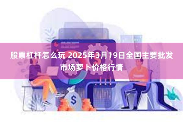 股票杠杆怎么玩 2025年3月19日全国主要批发市场萝卜价格行情