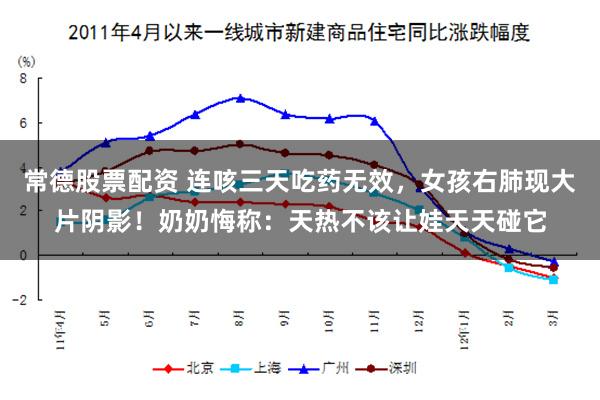 常德股票配资 连咳三天吃药无效，女孩右肺现大片阴影！奶奶悔称：天热不该让娃天天碰它